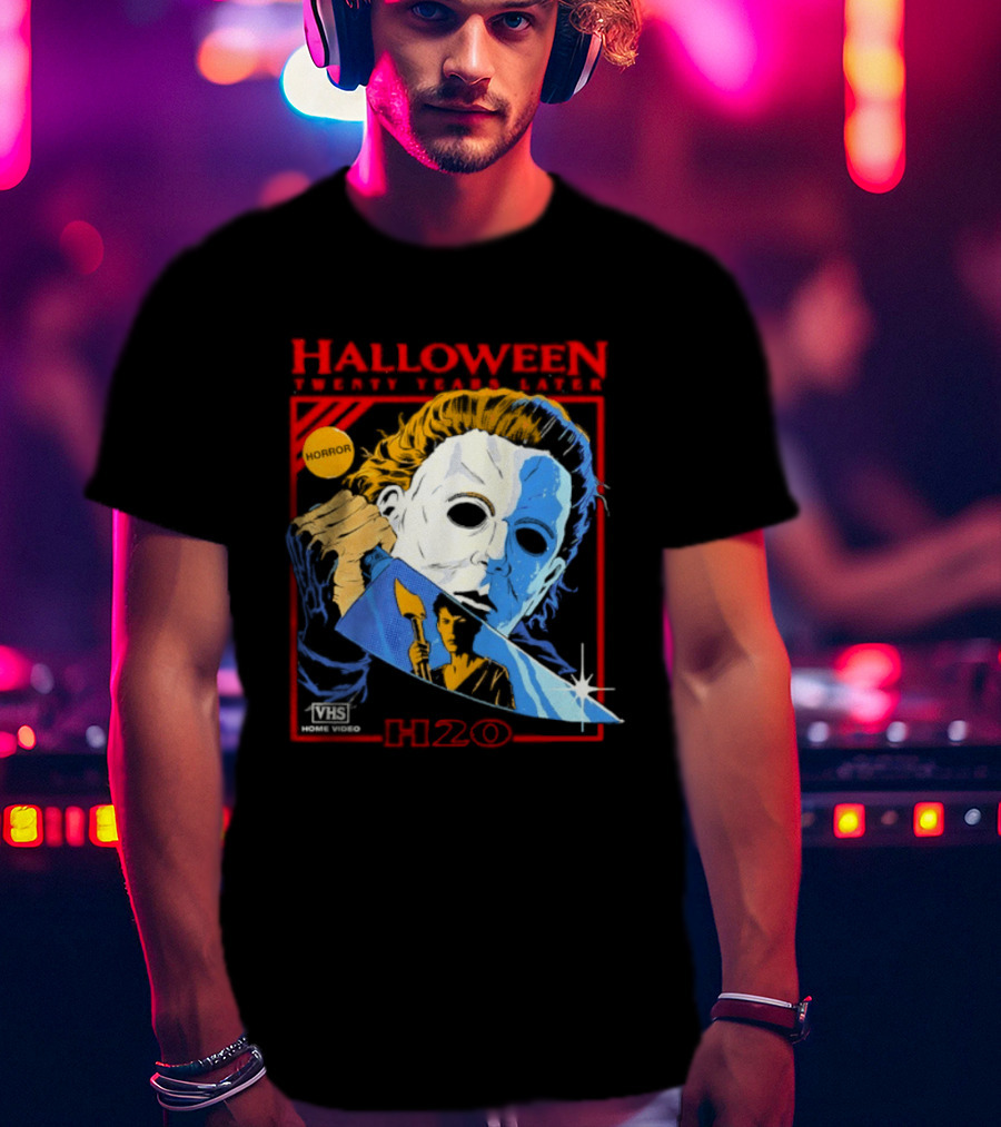 Halloween Twenty Years Later H20 Michael Myers Laurie Strode T-Shirt