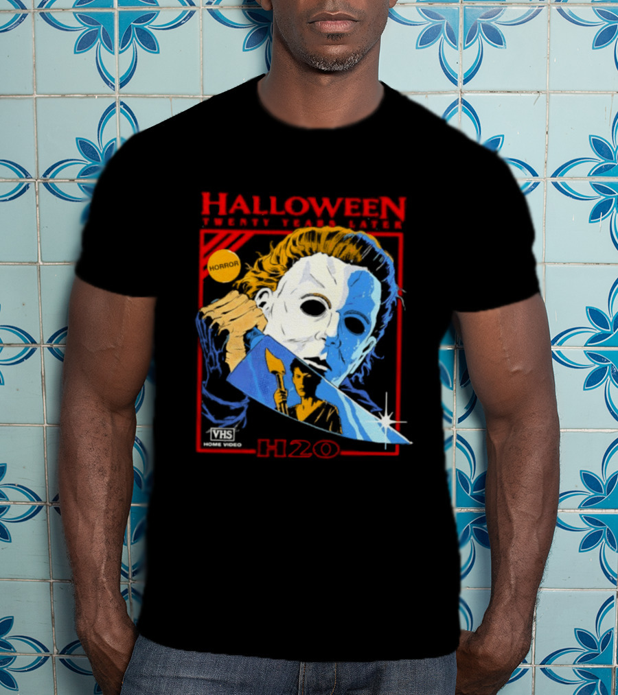 Halloween Twenty Years Later H20 Michael Myers Laurie Strode T-Shirt