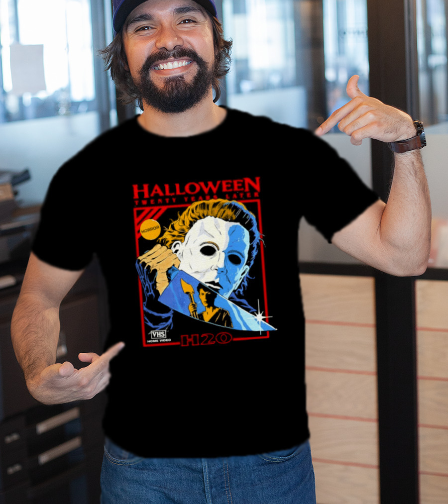 Halloween Twenty Years Later H20 Michael Myers Laurie Strode T-Shirt