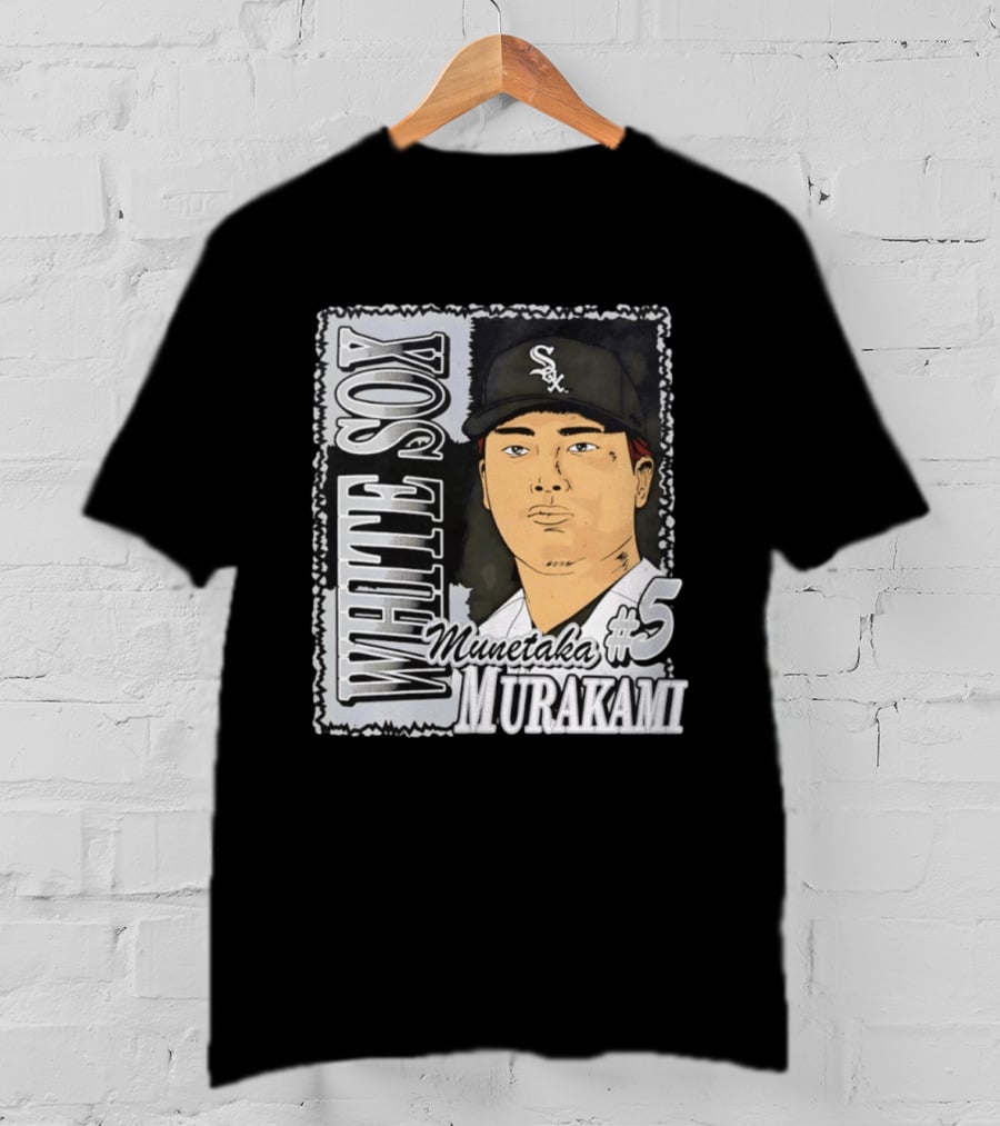 Munetaka Murakami #5 White Sox Baseball T-Shirt