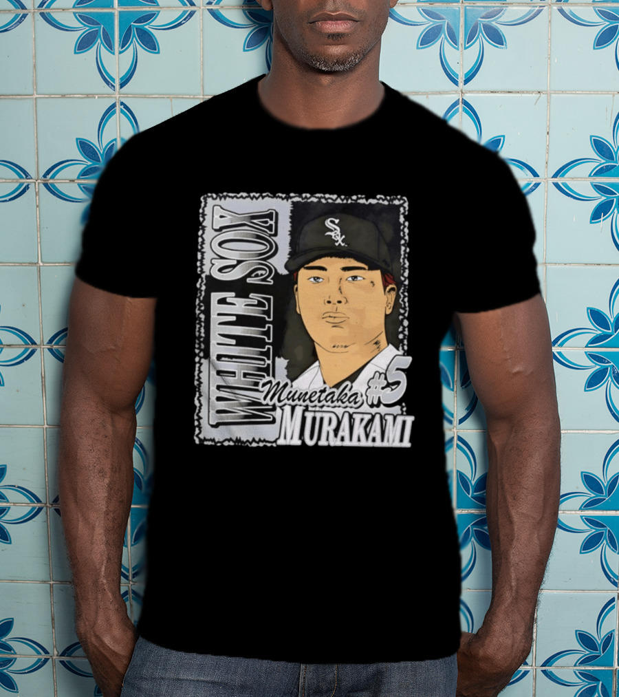 Munetaka Murakami #5 White Sox Baseball T-Shirt