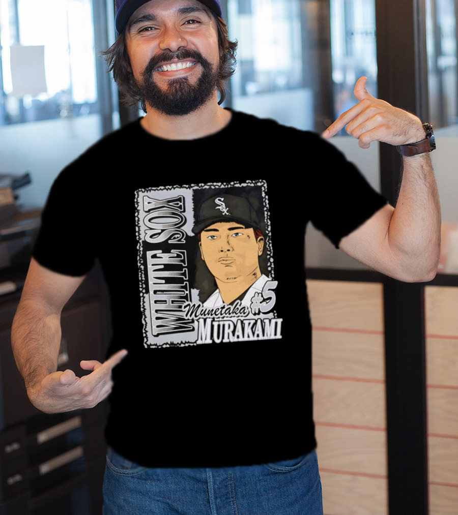 Munetaka Murakami #5 White Sox Baseball T-Shirt