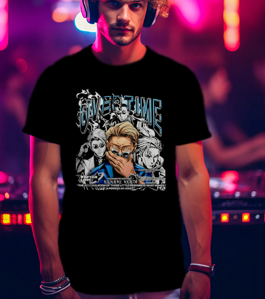Nanami Kento Overtime Jujutsu Kaisen Anime Mentor T-Shirt