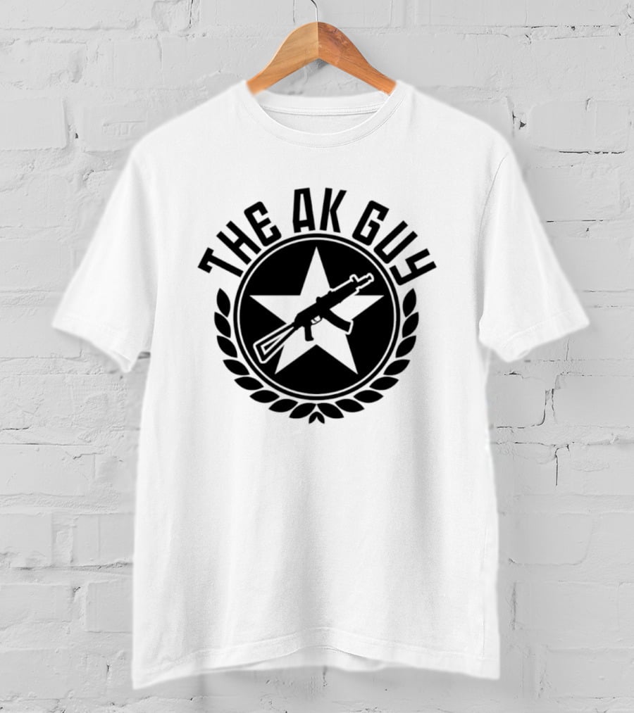 The AK Guy Star Symbol AK 47 Laurel T-Shirt
