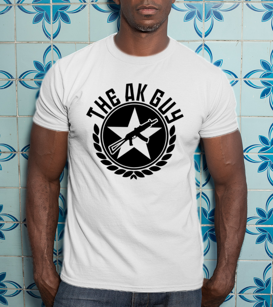 The AK Guy Star Symbol AK 47 Laurel T-Shirt