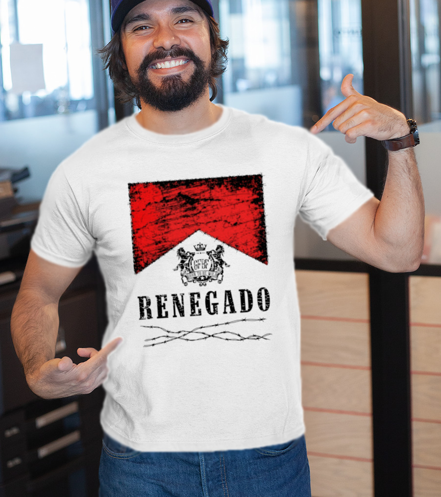 Renegado Born To Be Wild Red Crest Gothic T-Shirt