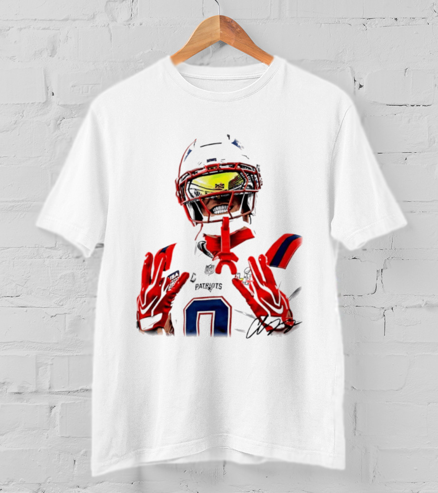 New England Patriots Christian Gonzalez Gonzo Player Number 6 T-Shirt