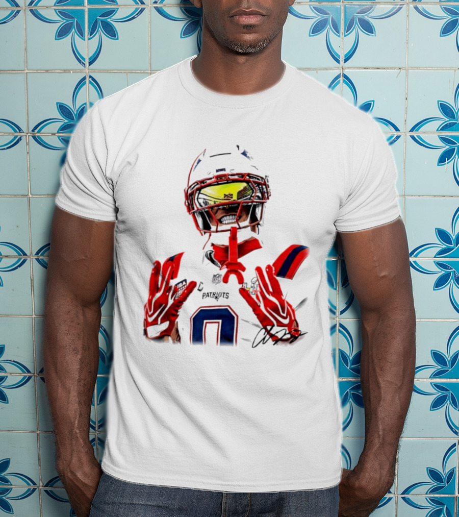 New England Patriots Christian Gonzalez Gonzo Player Number 6 T-Shirt