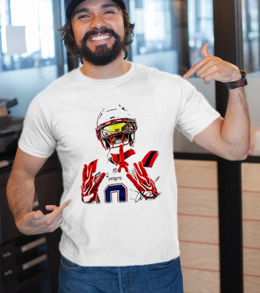 New England Patriots Christian Gonzalez Gonzo Player Number 6 T-Shirt