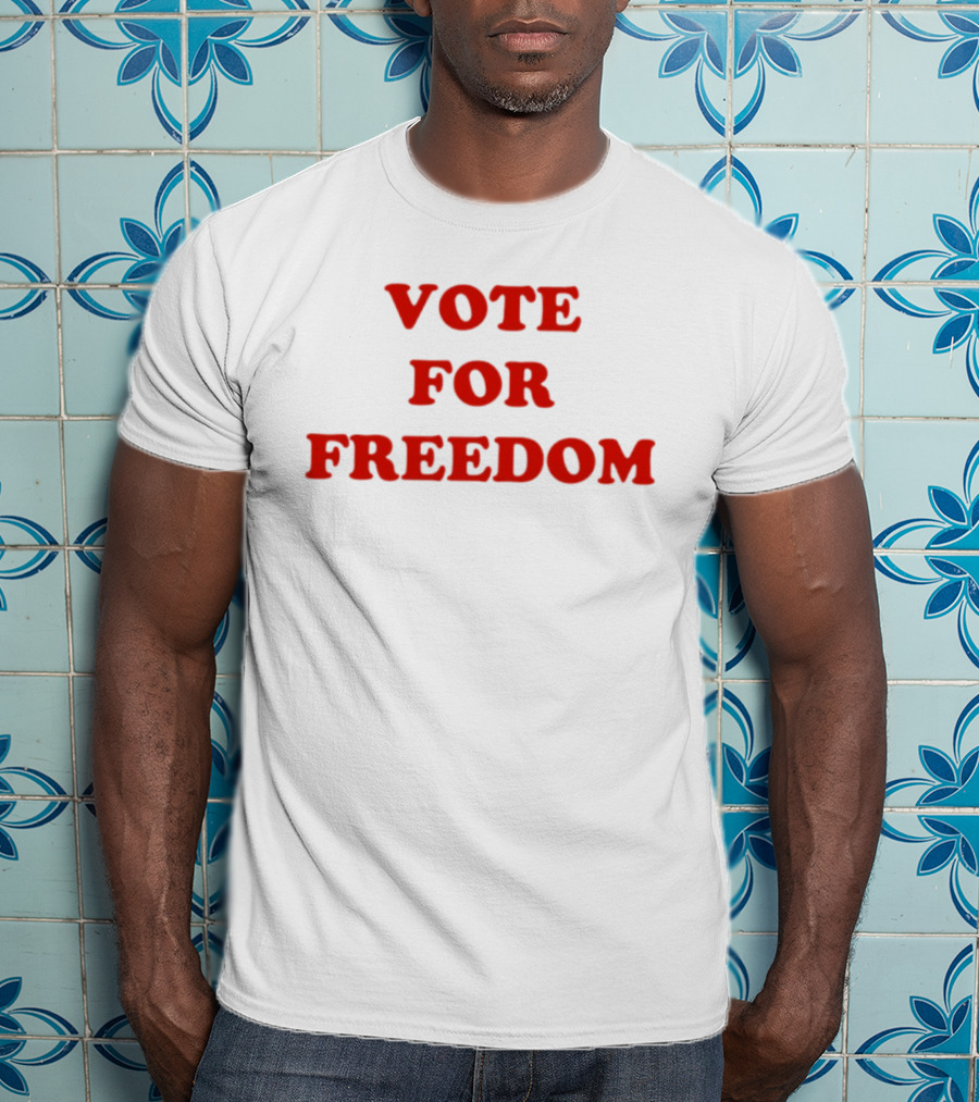 Vote For Freedom Red T-Shirt