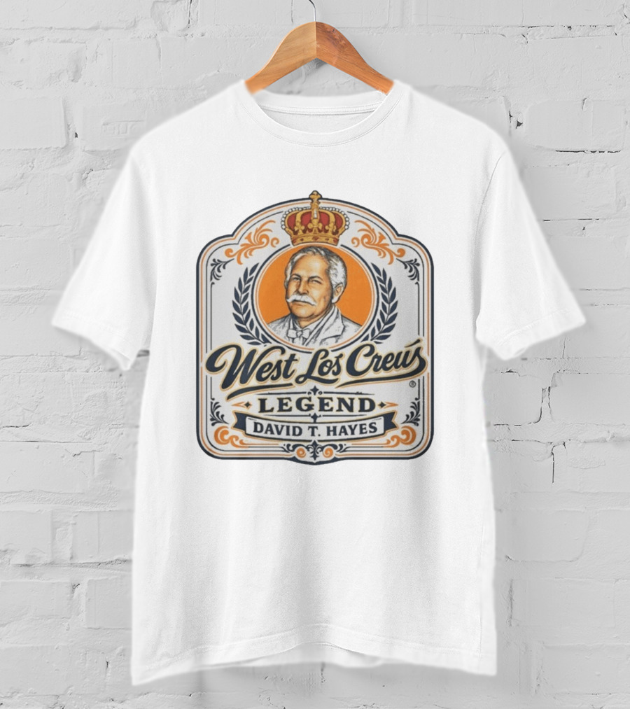 West Lot Crew Legend David Hayes Crown T-Shirt