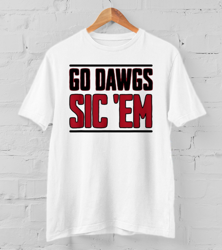 Georgia Bulldogs Go Dawgs Sic Em T-Shirt