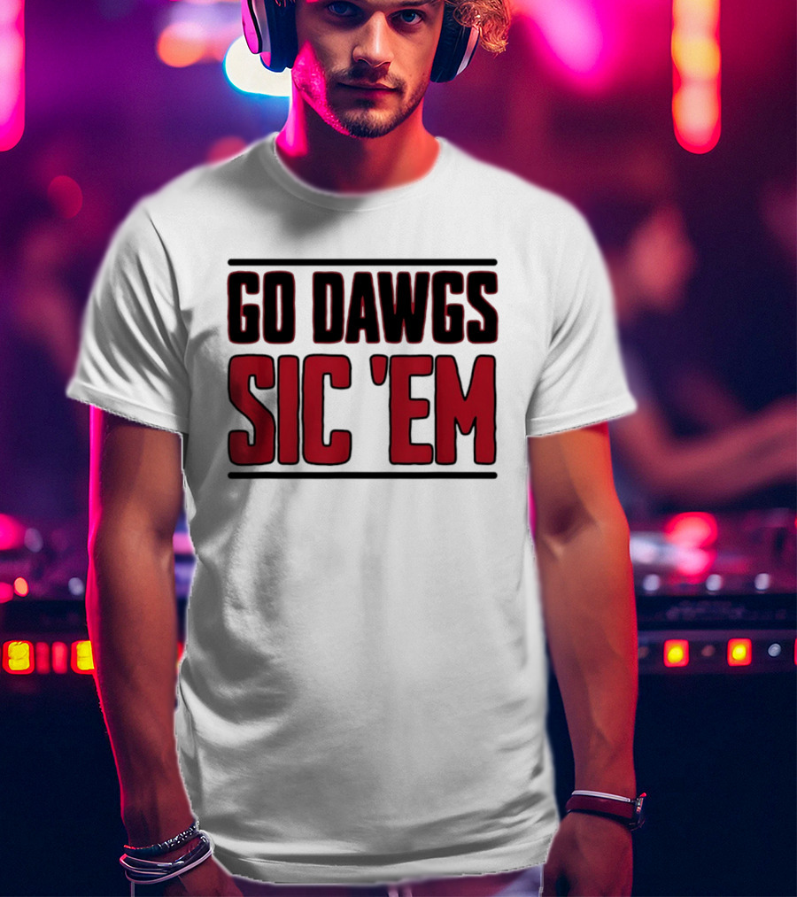 Georgia Bulldogs Go Dawgs Sic Em T-Shirt
