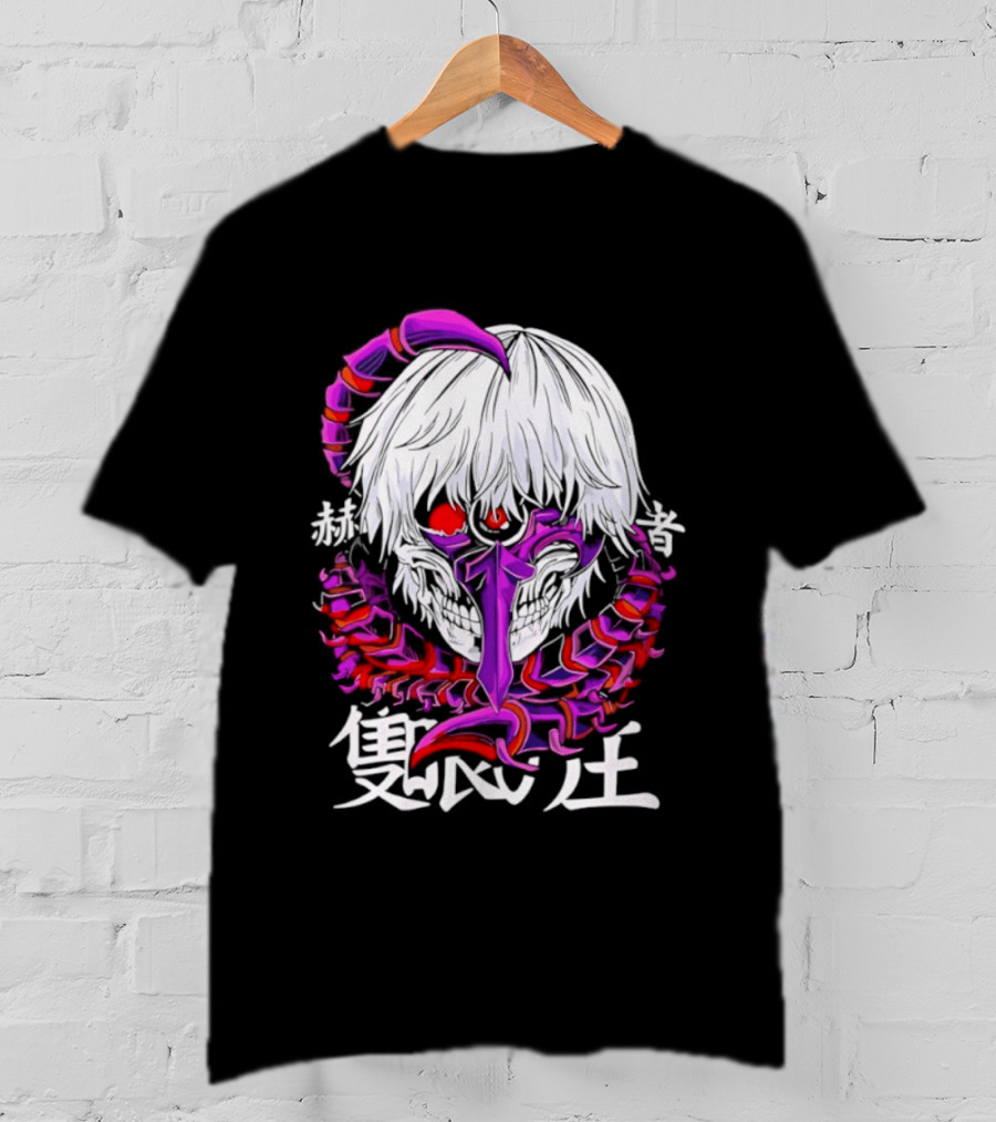 Tokyo Kaneki Kakuja Mask Heroic Stance T-Shirt