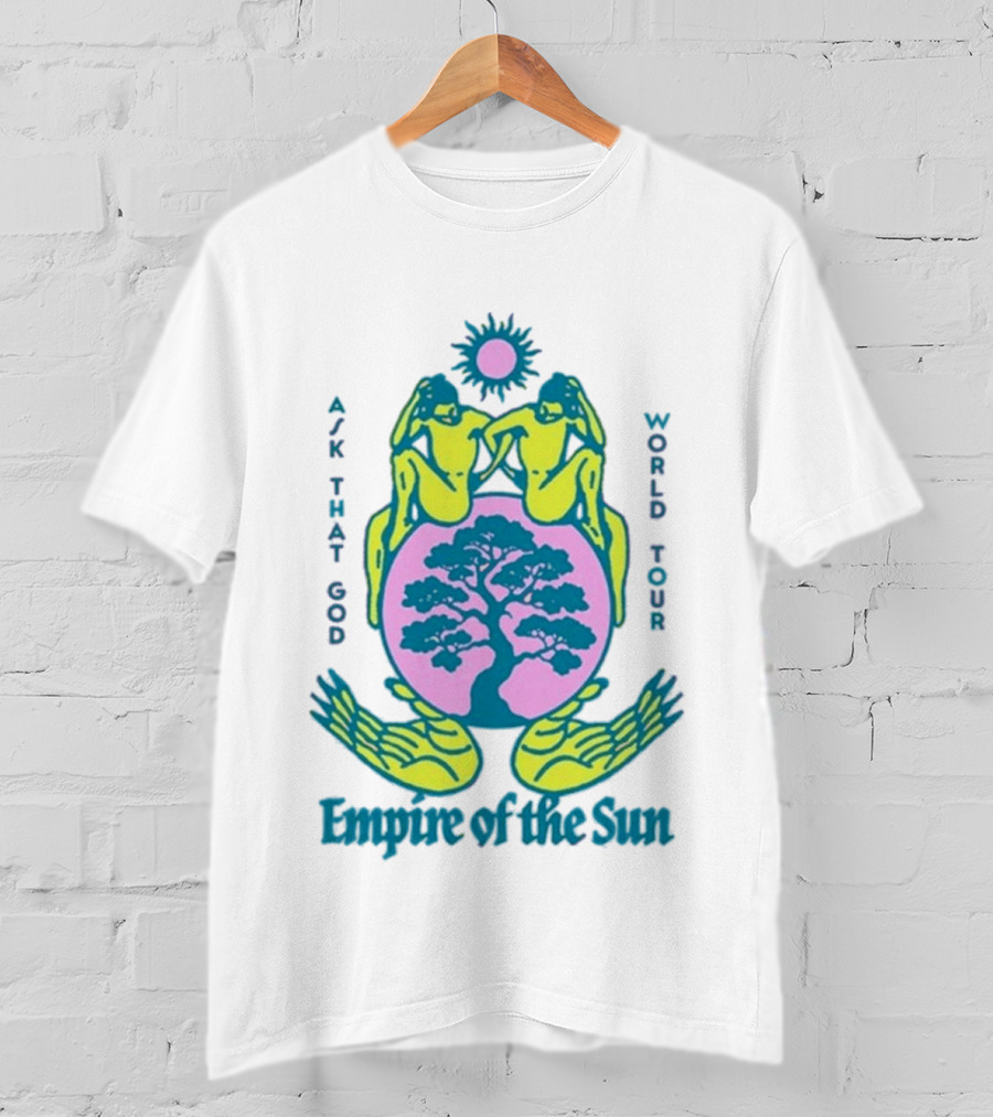 Empire Of The Sun Ask That God Hand World Tour Tree T-Shirt