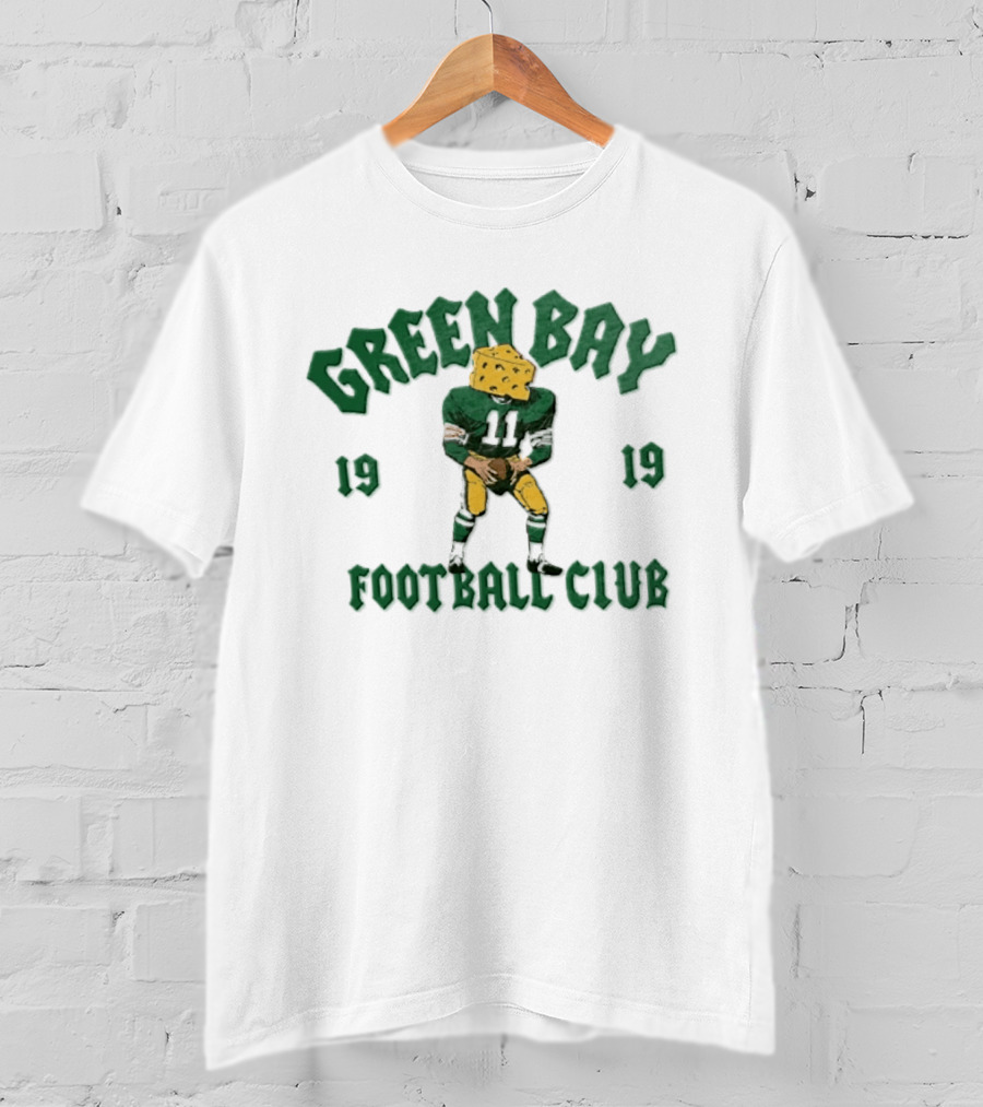 Green Bay Packers 1919 Football Club Cheesehead Player T-Shirt