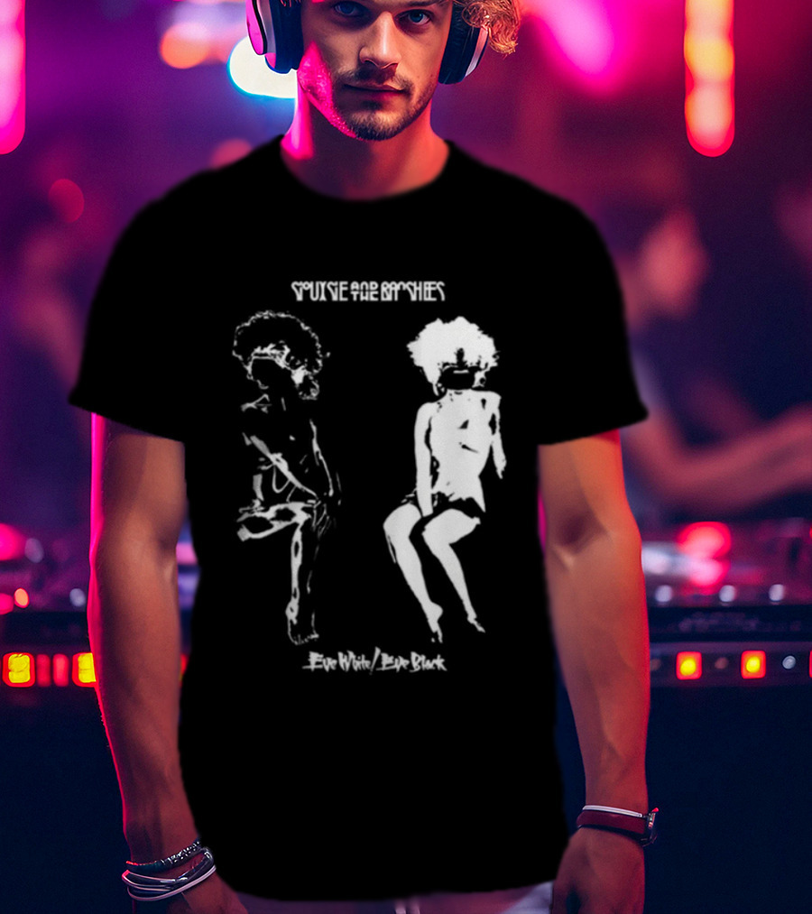 Siouxsie And The Banshees Eve White Eve Black T-Shirt