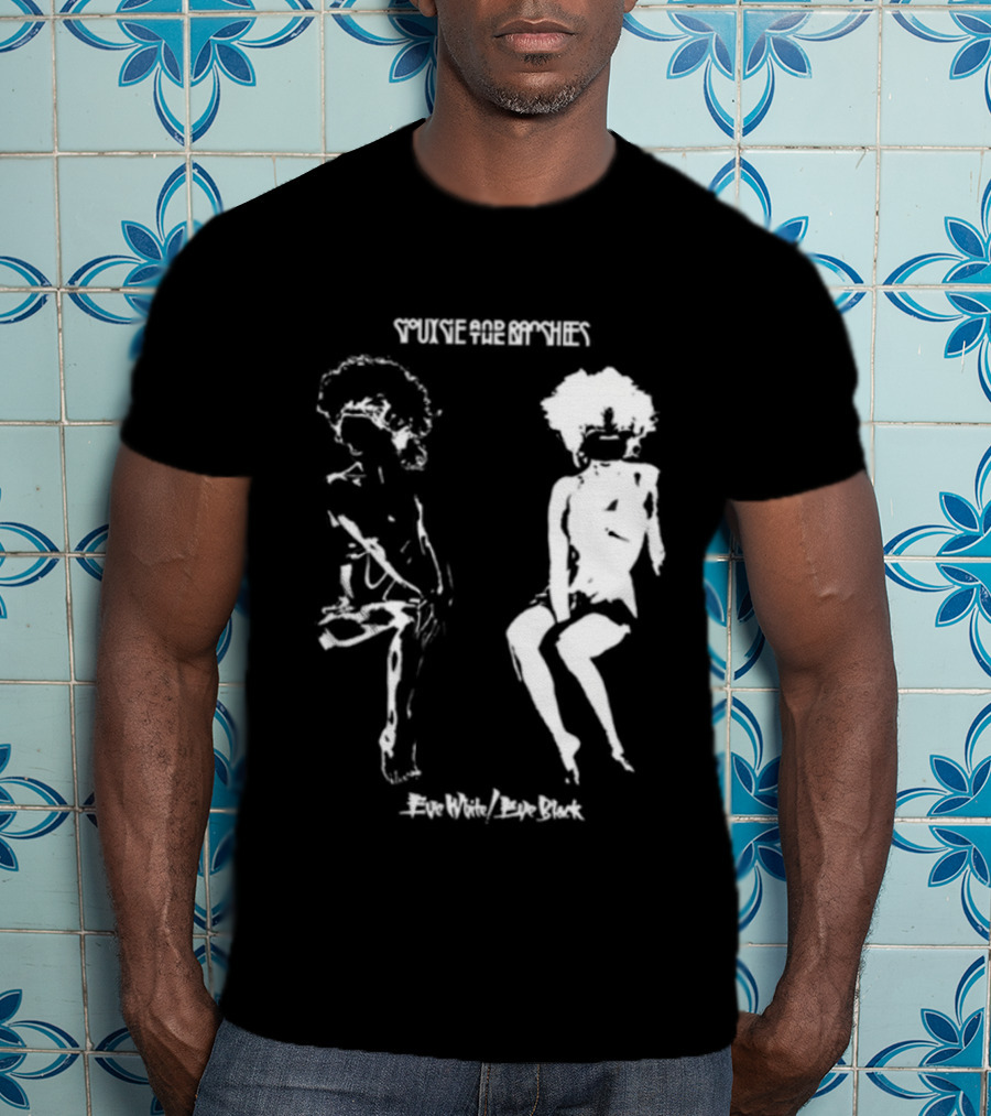 Siouxsie And The Banshees Eve White Eve Black T-Shirt