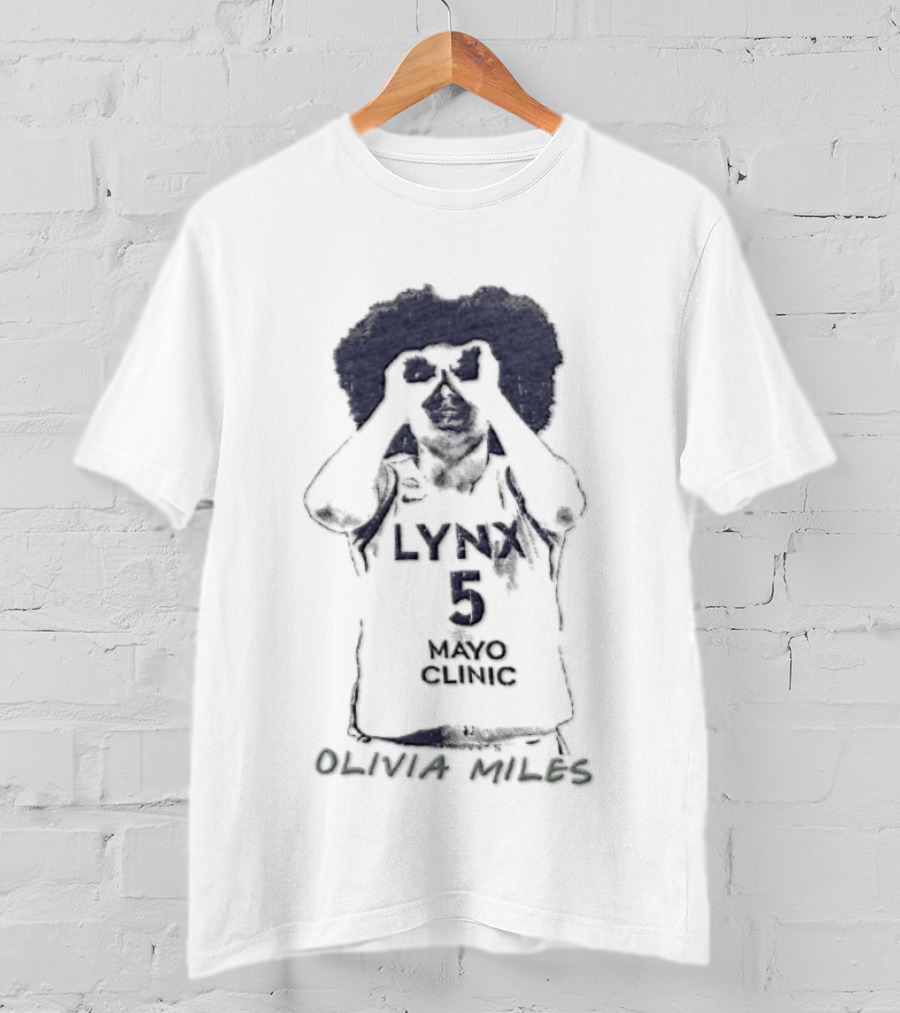 Olivia Miles Minnesota Lynx Basketball Making Goggles Gesture T-Shirt