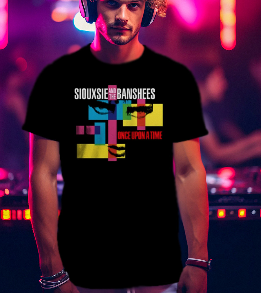 Siouxsie And The Banshees Once Upon A Time 2026 Multicolor Blocks T-Shirt