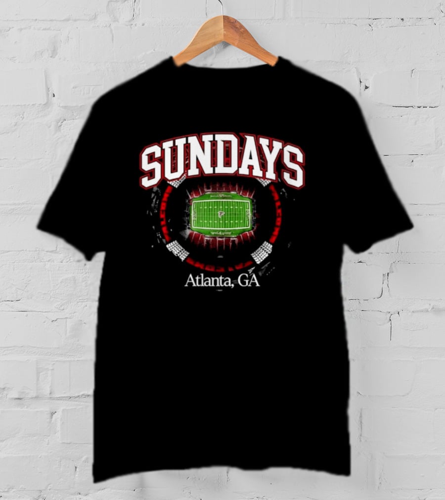 Atlanta GA Sundays Football Stadium T-Shirt