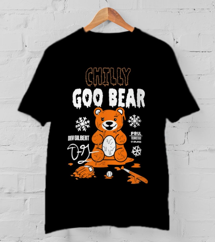 Drew Gilbert Goo Bear Chilly San Francisco Giants T-Shirt