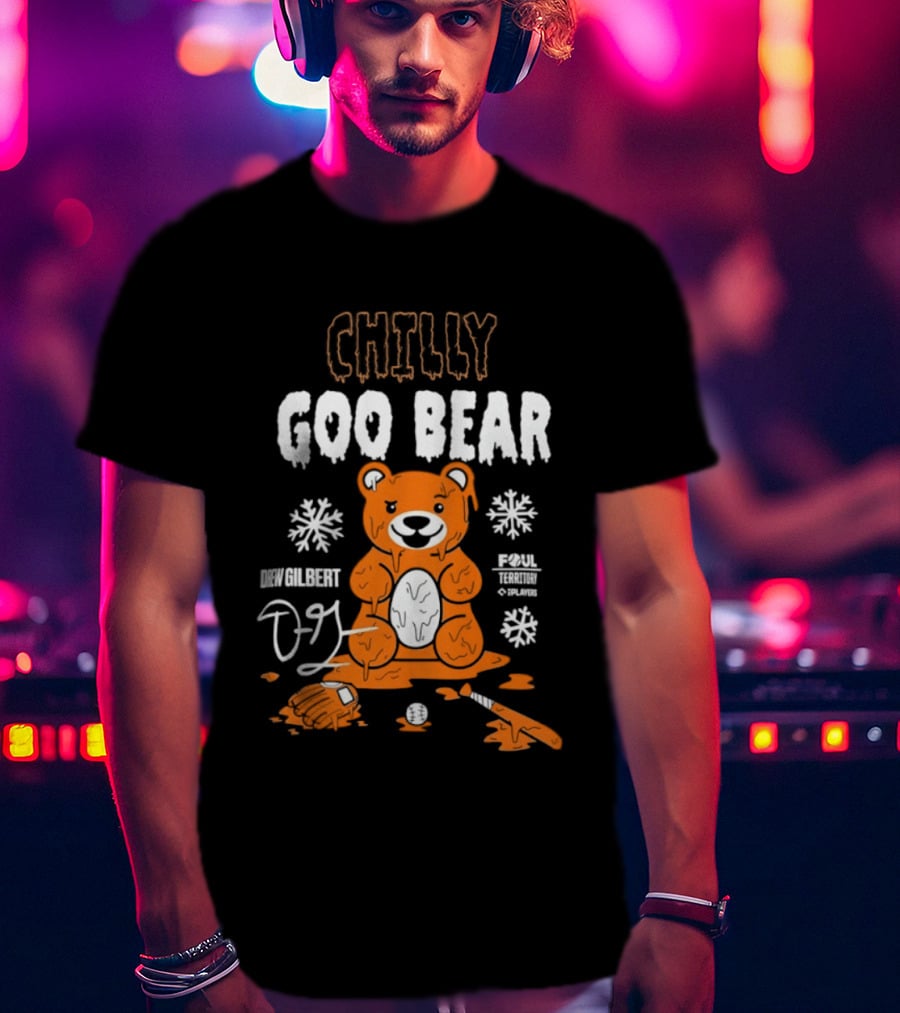 Drew Gilbert Goo Bear Chilly San Francisco Giants T-Shirt
