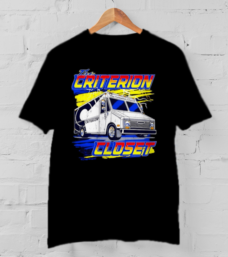 The Criterion Closet Film Movies Cinema Criterion Truck T-Shirt