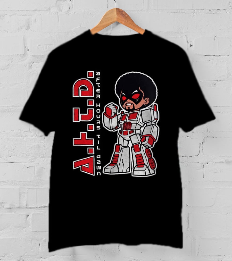 The Weeknd A.F.T.D. After Hours Til Dawn 2026 Asia Tour Tokyo Japan Gundam Pop Up T-Shirt