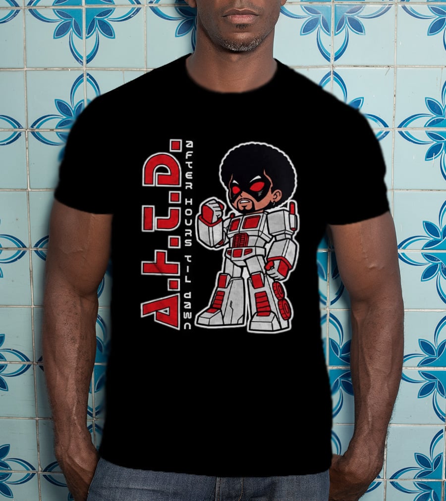 The Weeknd A.F.T.D. After Hours Til Dawn 2026 Asia Tour Tokyo Japan Gundam Pop Up T-Shirt