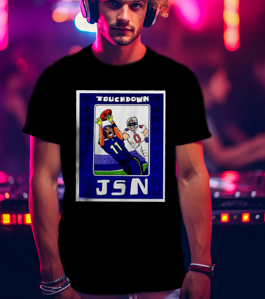 Touchdown JSN Jackson Smith Njigba Seattle Football Catch 11 T-Shirt