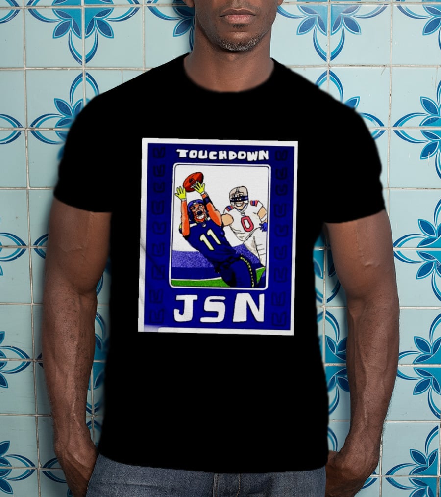 Touchdown JSN Jackson Smith Njigba Seattle Football Catch 11 T-Shirt