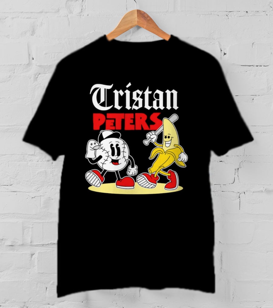 Tristan Peters Chicago White Sox Baseball Banana Cartoon Characters T-Shirt