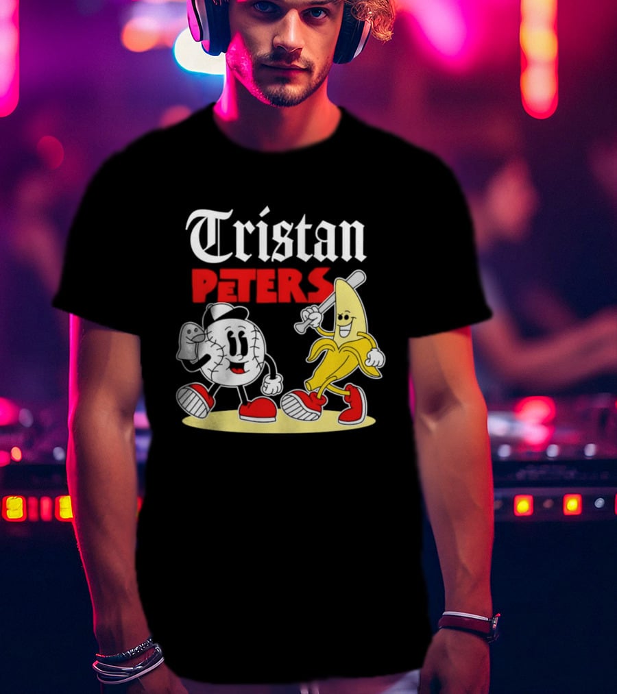 Tristan Peters Chicago White Sox Baseball Banana Cartoon Characters T-Shirt
