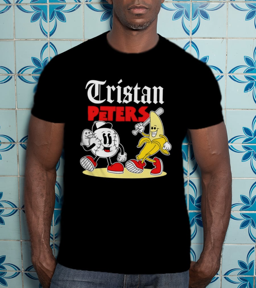 Tristan Peters Chicago White Sox Baseball Banana Cartoon Characters T-Shirt