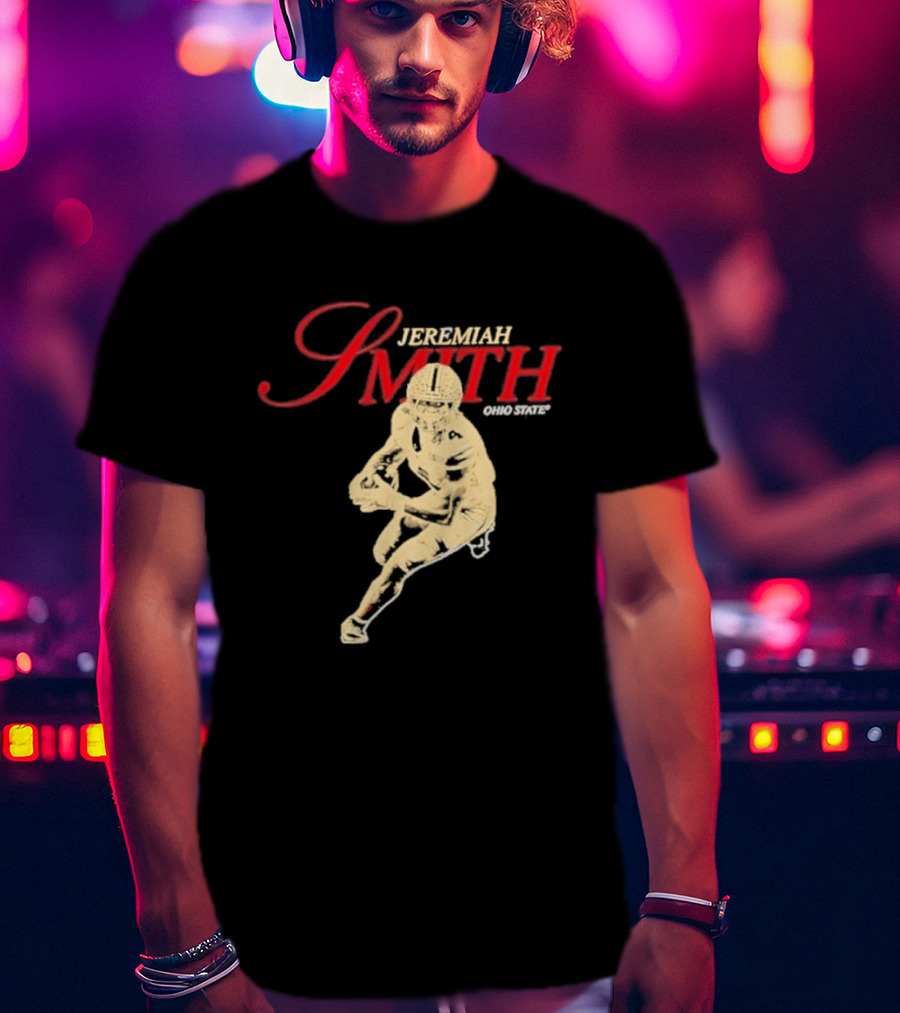 Jeremiah Smith Ohio State Buckeyes Football Athlete T-Shirt