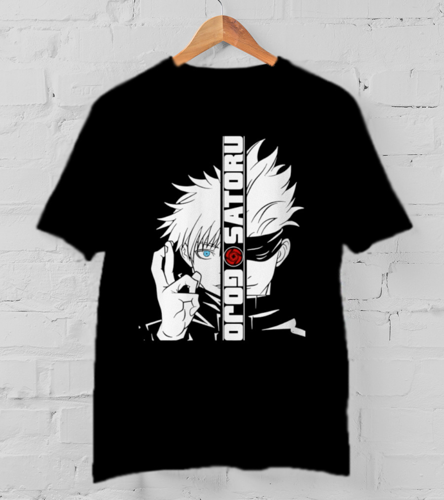 Satoru Gojo Mirror Six Eyes Limitless Jujutsu Kaisen Anime Fan T-Shirt