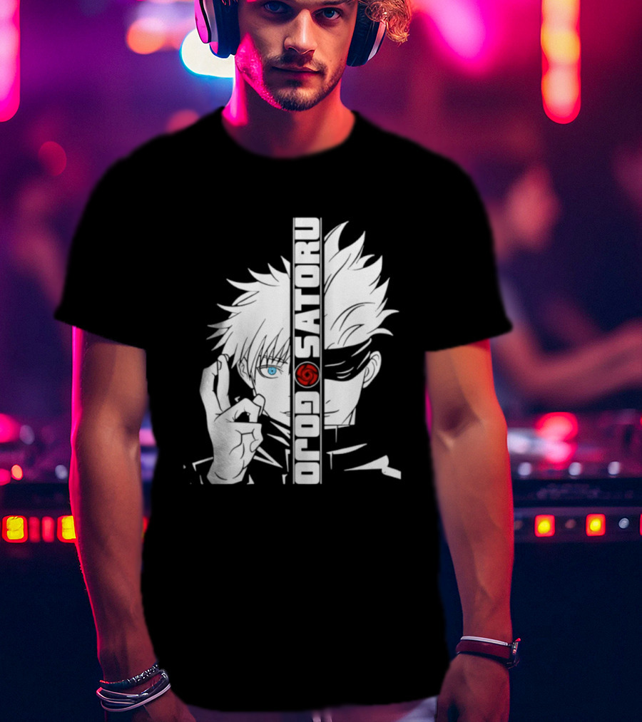 Satoru Gojo Mirror Six Eyes Limitless Jujutsu Kaisen Anime Fan T-Shirt