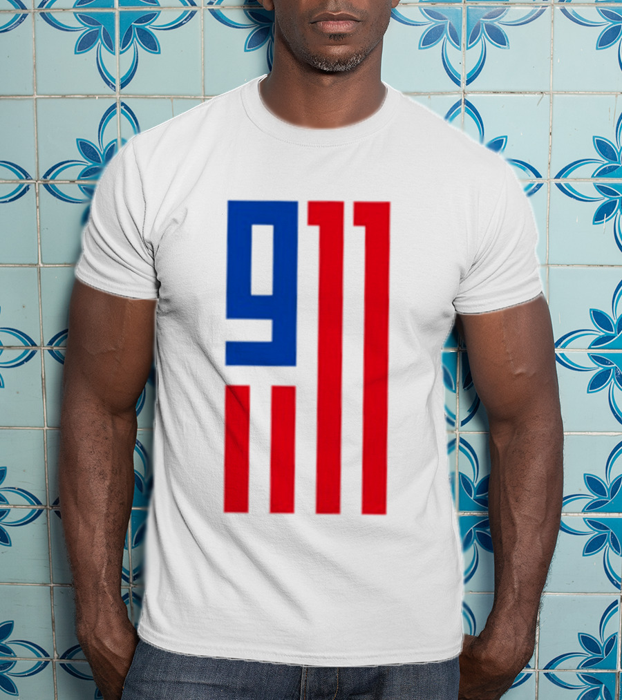 9/11 American Flag USA Patriotic September 11 T-Shirt