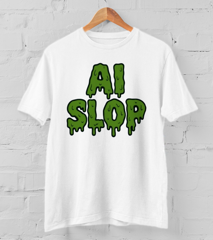 AI Slop Dripping Goo T-Shirt