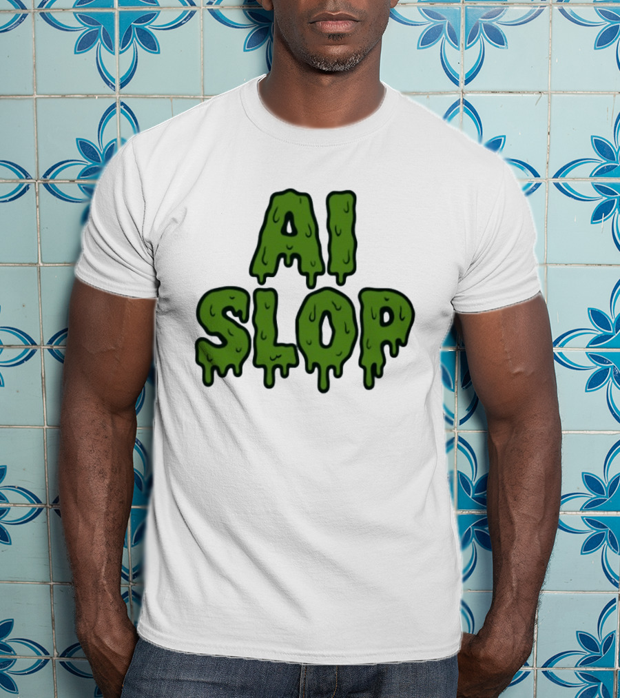 AI Slop Dripping Goo T-Shirt