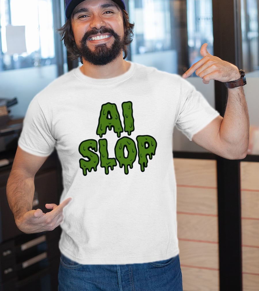 AI Slop Dripping Goo T-Shirt