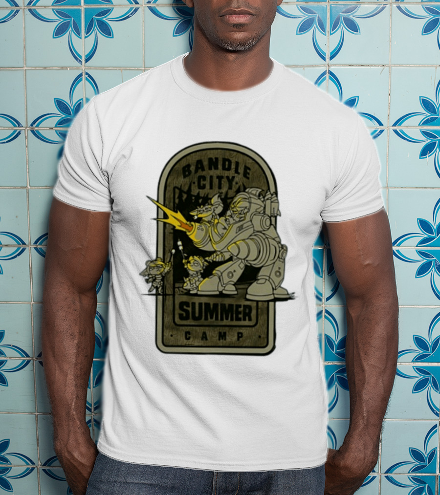 Bandle City Summer Camp League Of Legends Character Battle Scene T-Shirt