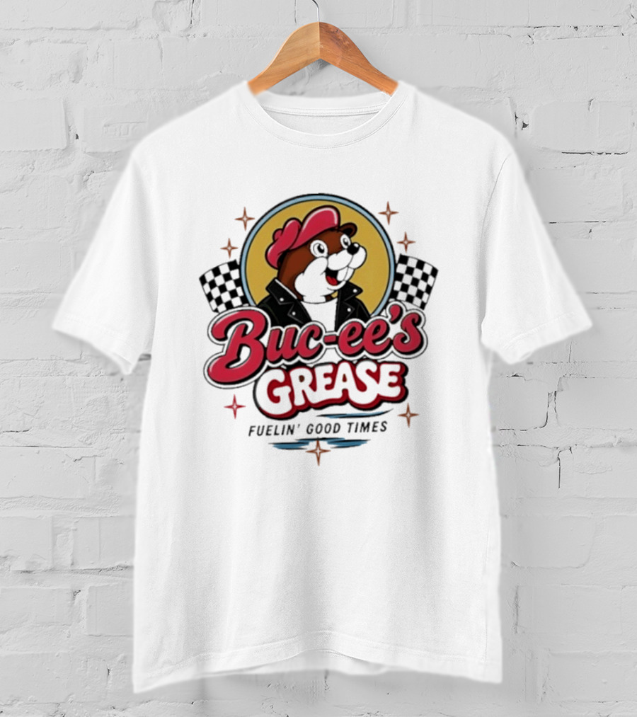 Buc Ee's Grease Fuelin' Good Times Racing T-Shirt