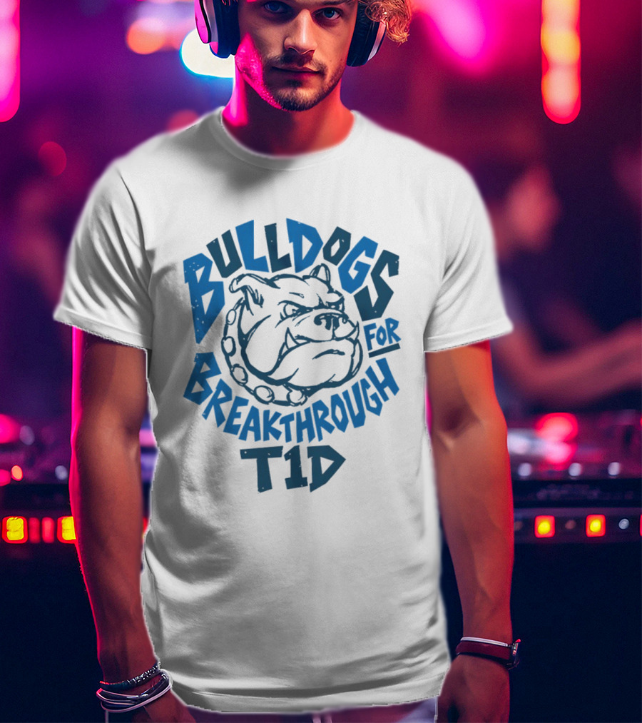 Bulldogs For Breakthrough T1D T-Shirt