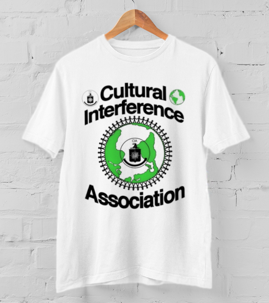 Cultural Interference Association Green Globe T-Shirt