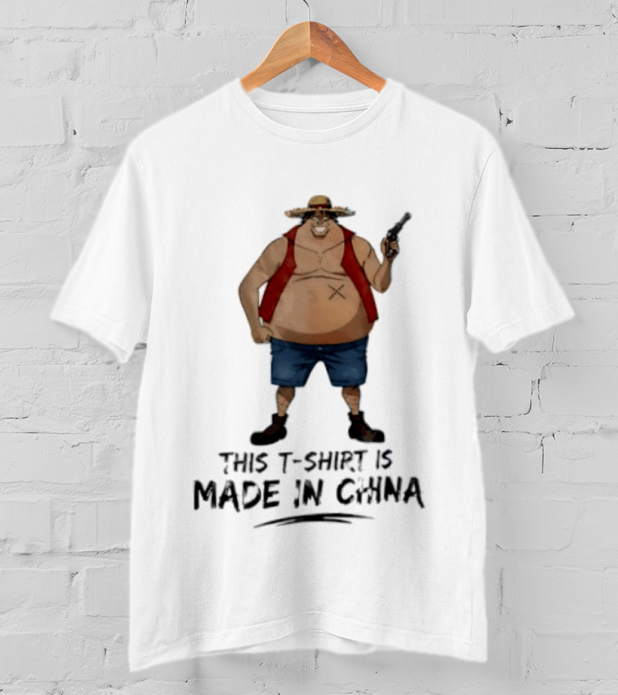 Demaro Black One Piece This Is Made In China Anime T-Shirt