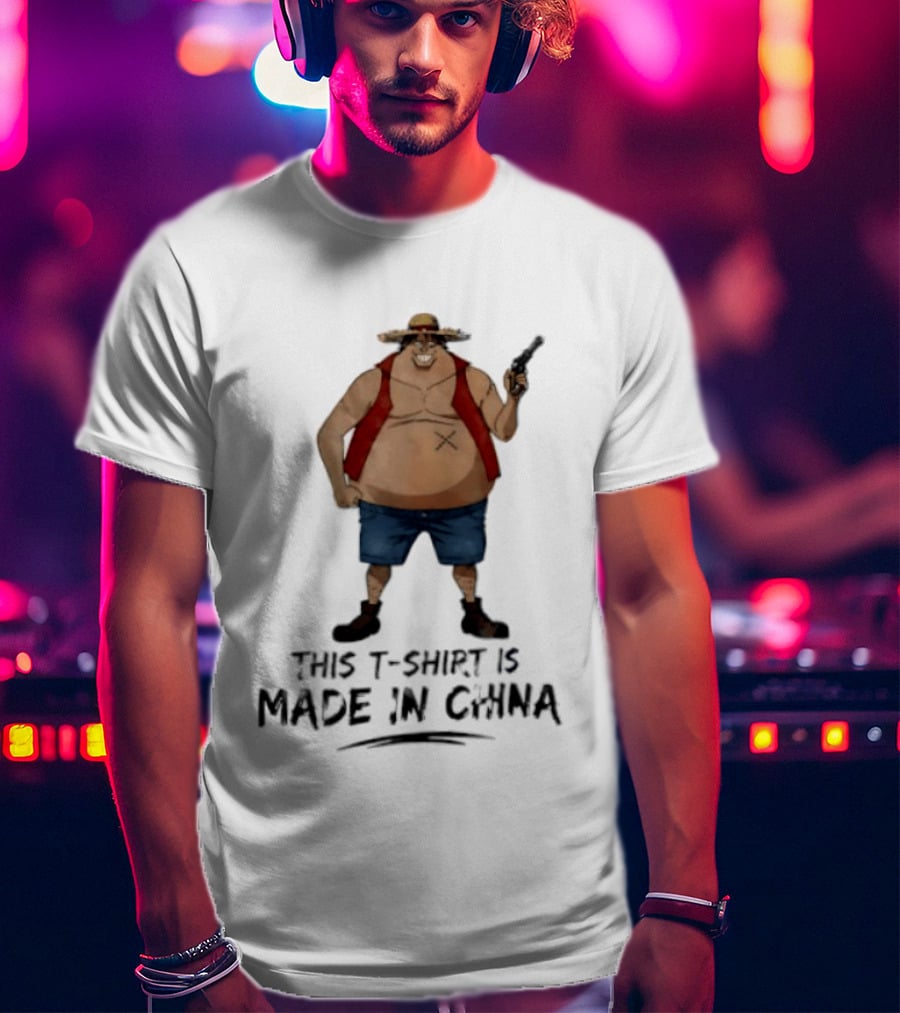 Demaro Black One Piece This Is Made In China Anime T-Shirt