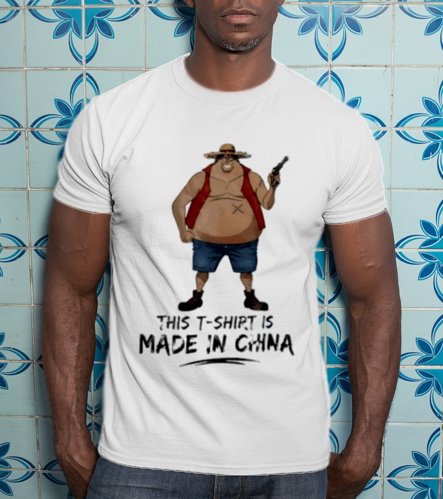 Demaro Black One Piece This Is Made In China Anime T-Shirt