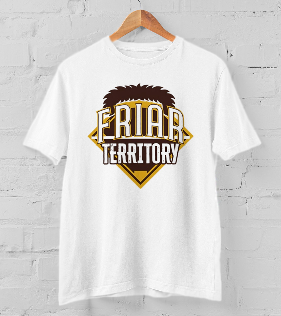 San Diego Padres Friar Territory Baseball Team T-Shirt